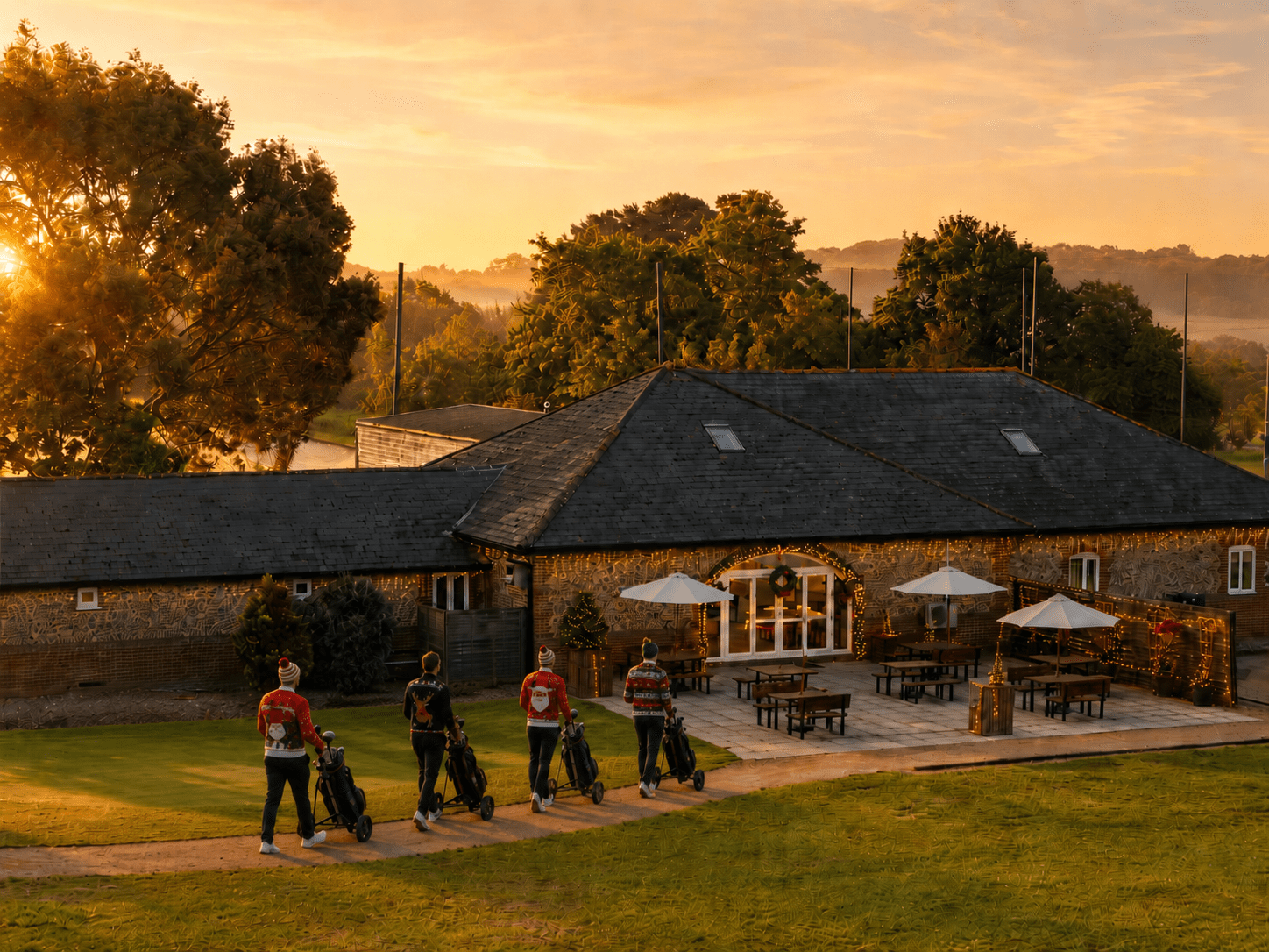 Wickham Park Christmas Jumper Golf Day Image